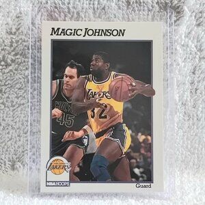 5/$20 Mint 1991 NBA Hoops Magic Johnson NBA Player Card 101!!